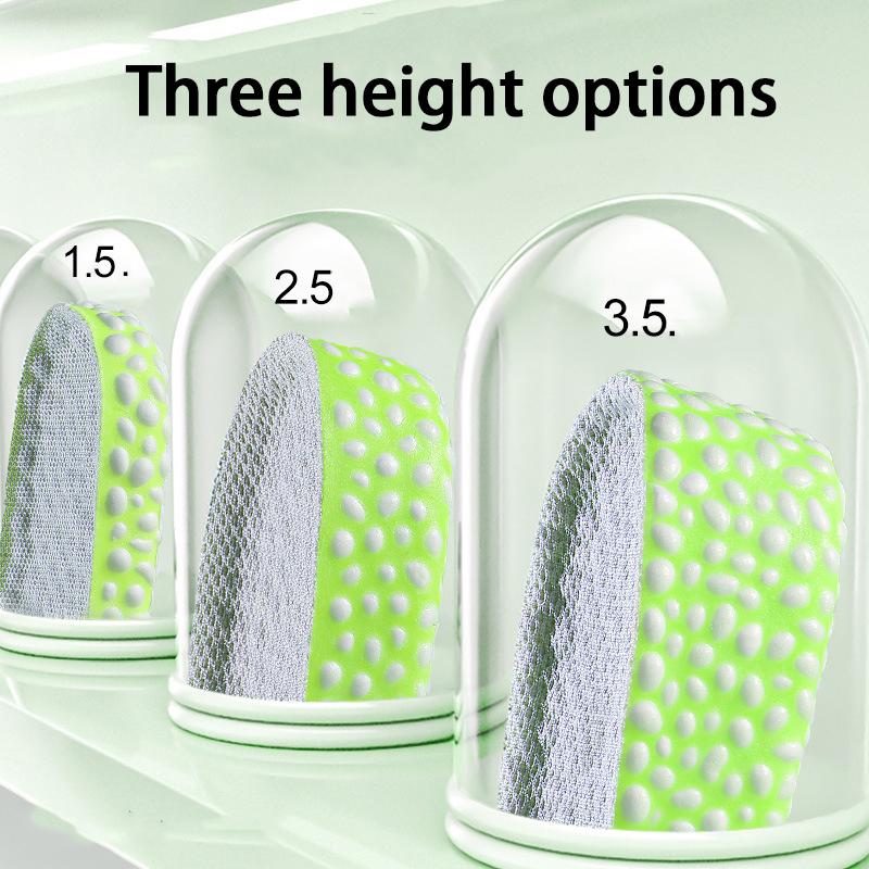 New Breathable Sports Insoles Height-increasing Insole Men Women Shock-absorbing Soles Soft and Comfortable Shoe Pads