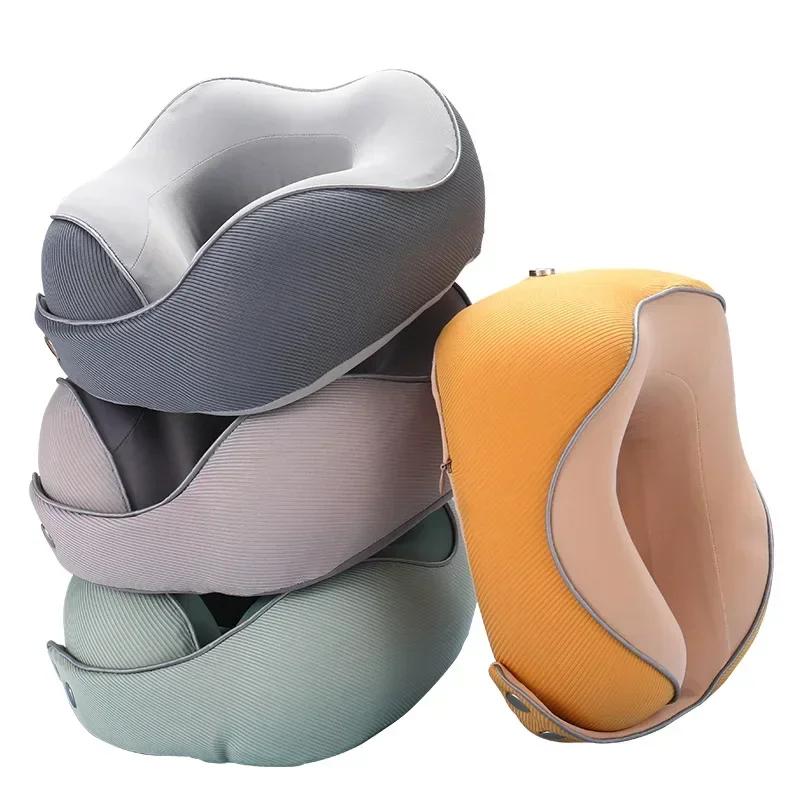 U-shaped Portable Neck Pillow Memory Foam for Office Travel Nap Cushion Soft and Comfortable Car Seat Home Decor