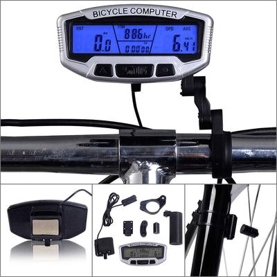 LCD Bicicletă Computer Bicicletă Odometru Vitezometru Velometru Iluminare de Fundal 28 Funcții