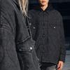Levis X CLOT Collaboration FW24 Chinese Button Design Flap Pocket Casual Jacket Unisex Jacket Black A5354-0001