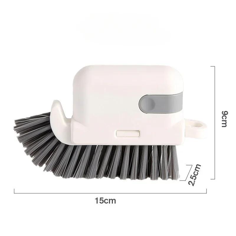 Removable 3-in-1 Window Groove Brush Door Groove Brush Kitchen Cooker Hood Brushing Household Bathroom Multifu Cleaning Brushs