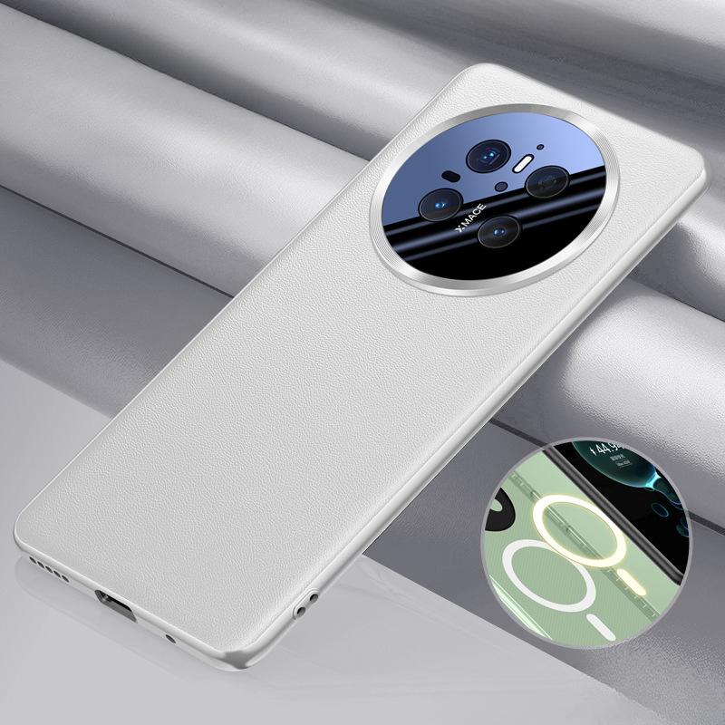 Huawei Mate70 Phone Case Magnetic Lens Full Package M70pro Anti-drop Business HUAWEI Leather Case