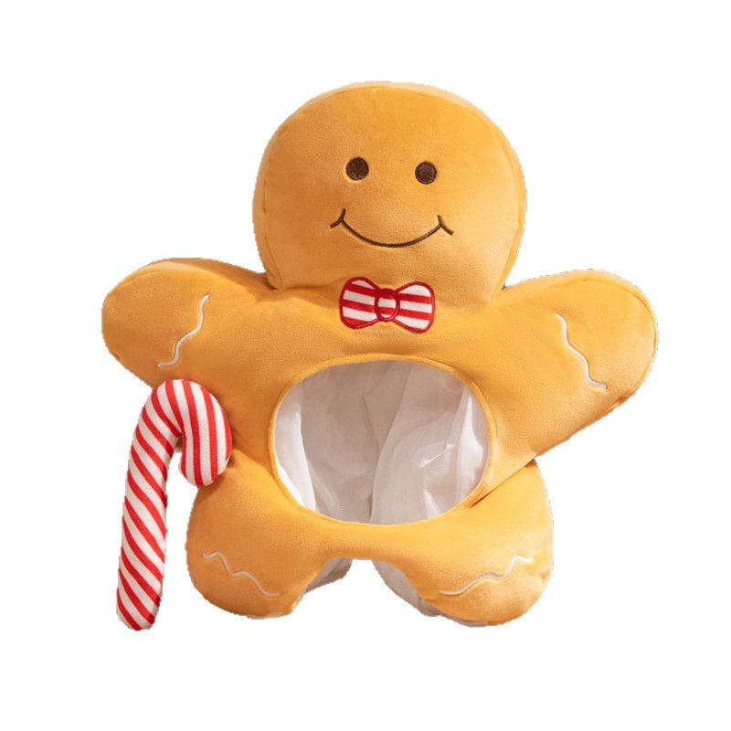 Christmas Gingerbread Man Plush Hat – Cartoon Photo & Performance Prop