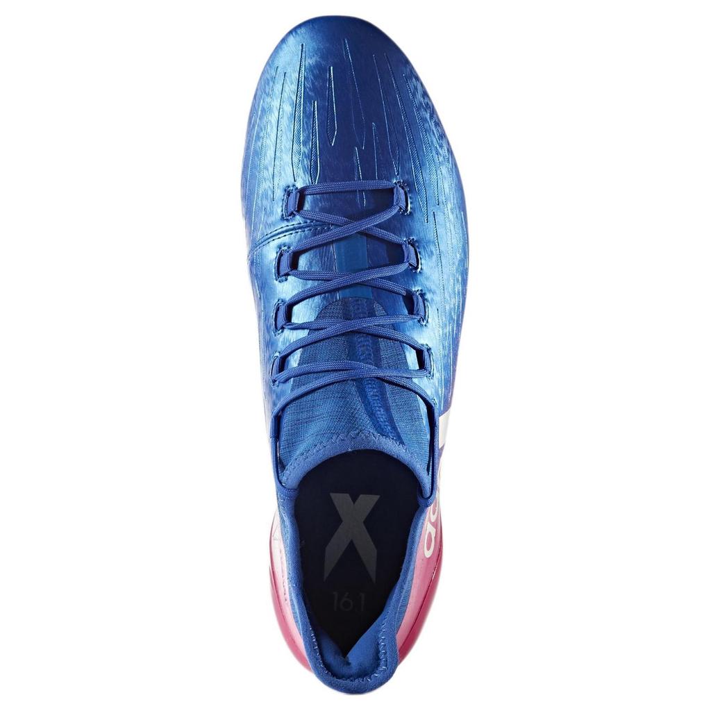 adidas X 16.1 FG Blue Shock Pink Men Cleats Cloud-White BB5619