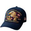 Sunshade Cap Vintage Anniversary Tribute Hat Patriotic Baseball Cap Meaningful Trucker Hat For History Buffs Gift Print Headwear