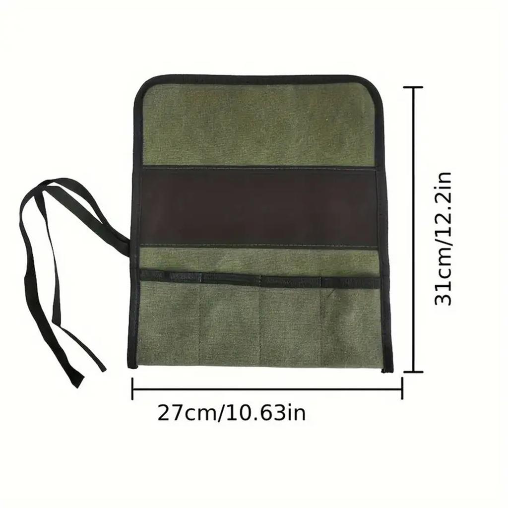 Multiple Pocket Multi-Purpose Roll Up Tool Bag Oxford Cloth Wrench Pouch Screwdrivers Drills Storage Case Bag Hanging Tool