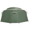 4 Person Tunnel Tent with Roof Green and White 318 x 275 x 140 cm