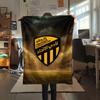 1PC Al-Ittihad FC Patterned Flannel Blanket Suitable For All Seasons for Home Decor Warmth and Comfort Gifts Holiday Present