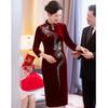 Elegant Chinese Cheongsam Evening Dress for Mothers