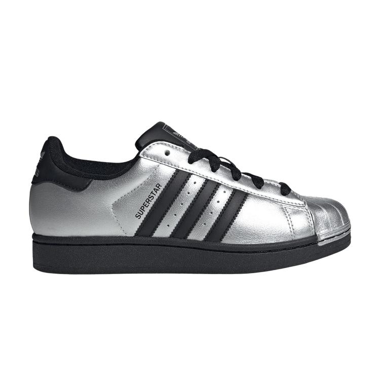 adidas  Superstar II Silver Metallic Core Black Women Sneakers Core-Black IH1599 39⅓