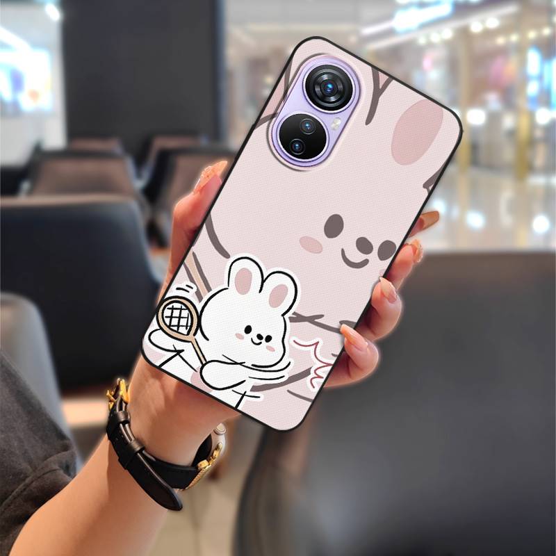 Handytasche Komplettschutz Handyhülle Für Blackview A200 Pro Rückseite Paar Cartoon Wasserdicht Stoßfest Staubdicht TPU