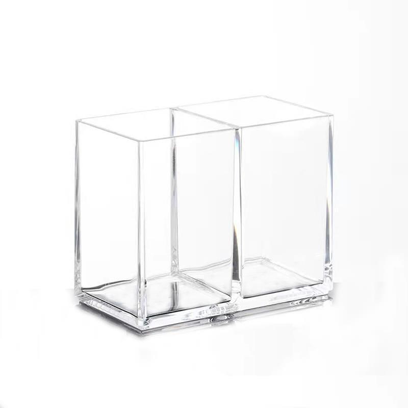 Cosmetic Storage Box Makeup Brush Holder Organizer Lipstick Eyebrow Pencil Bathroom Storage Display Stand Acrylic