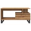  Coffee Table, Artisan Oak 90x49x45 Cm, Wood-based Material