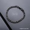 Fashion Cuban Chain Bracelet Men Black Snake Bone Link Braslet Boyfriend Gift Hiphop Cool Biker Hand Accessories Wrap Braclet