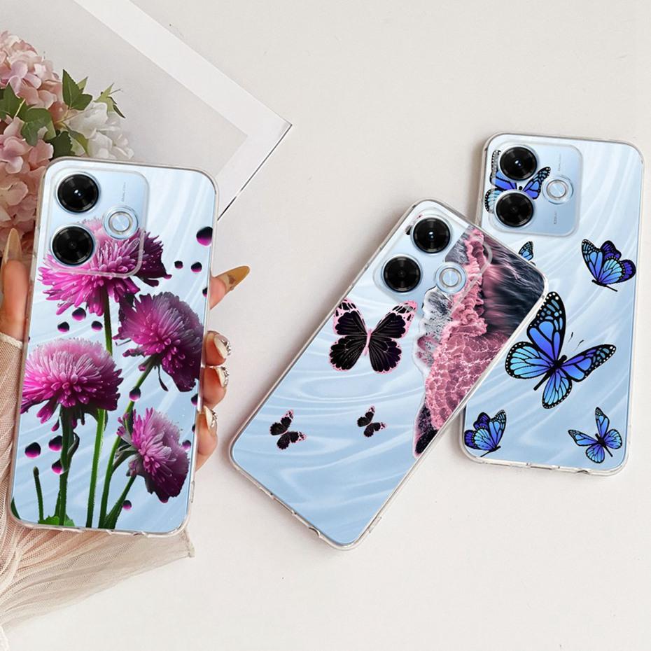 Clear TPU Case For Xiaomi Redmi 13X Newest Style Phone Cases For Redmi 13X Soft Silicone Covers Bumpers