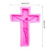 DIY Crucifix Silicone Mold Wall Hanging Crosses-Pendant Epoxy Resin Mold Home Wall Decoration Handicraft Mould Craft