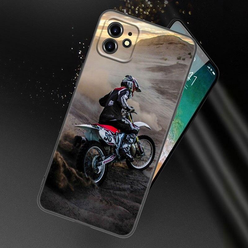 

Чехол для телефона Motocross Cross Dirtbikes для Apple iPhone 13 12 Mini 11 Pro XS Max XR X 8 7 6S 6 Plus SE 2022 2020 5S 5 черный чехол iPhone 11 Pro Max