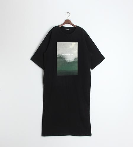 LEAPLING Black Terry Long Dress (New Level)