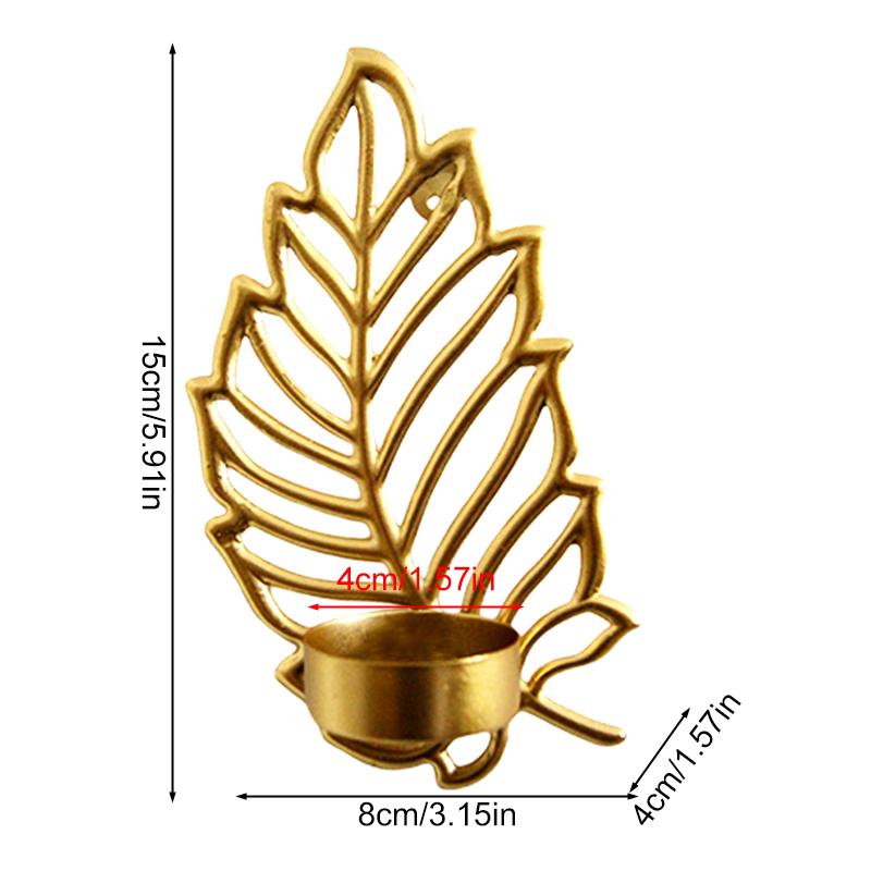 1Pc Lighting Birthday Party Hollow Out Wall Decoration Candlelight Dinner Ornament Iron Wedding Valentine's Day