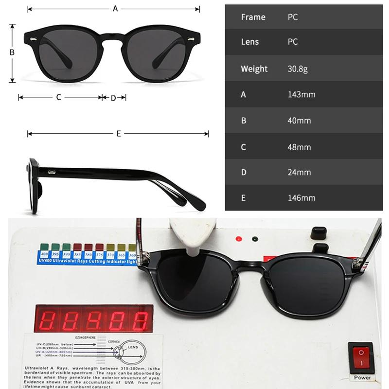 Quality Ins Popular Fashion Women Luxury Sunglasses Round Punk Retro Rivets Shades UV400 Sun Glasses
