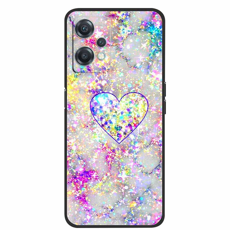 For OnePlus Nord CE 2 Lite 5G Cases Black Silicone Luxury Bumper TPU Case Cover Capa For OnePlus Nord CE 2 5G Shockproof Cases