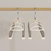 Stainless Steel Sock Drying Rack Windproof Clothes Hanger Portable Underwear Holder  Outdoor Drying