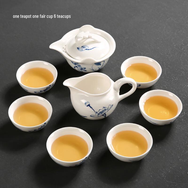 Taozhi Ceramic Gaiwan Tea Set