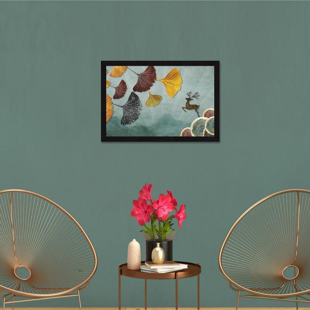 Paintings with Frame for Home Decoration - Painting for Living Room - Framed Painting for Wall Decoration, 12.0 X 18.0 Inches, Set Of 1