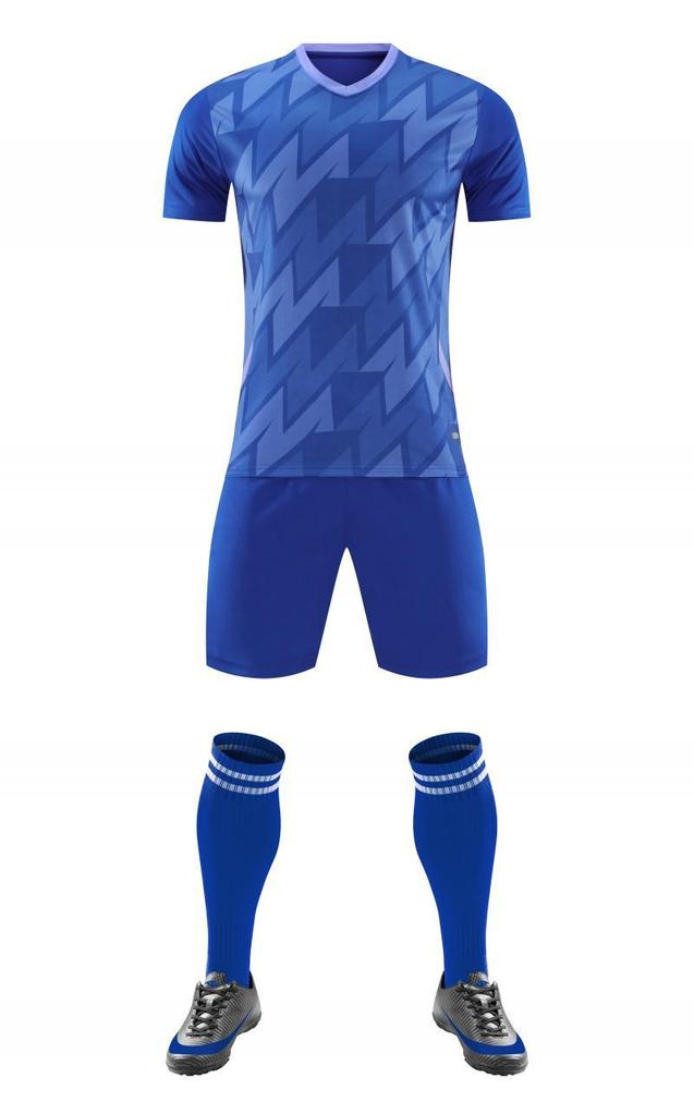 Short Sleeve Football Uniform Set Competition Training Team Uniform Adult Football Jersey Men'S And Women'S Suit Quick Dry Breathable 8022