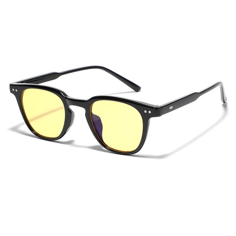 

Очки Заклепки Квадратные Плоское Зеркало Женские Очки Простое Зеркало Мужские