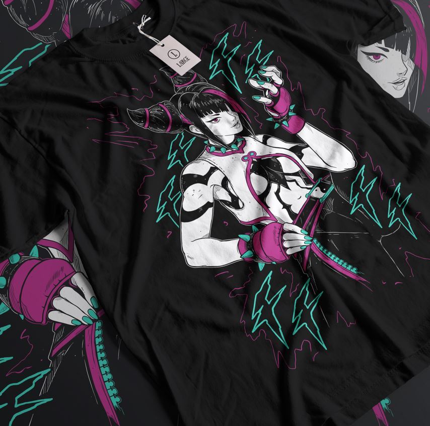 

Juri Essential T-Shirt Street Fighter Anime Exclusive Unisex Shirt All Size 4XL