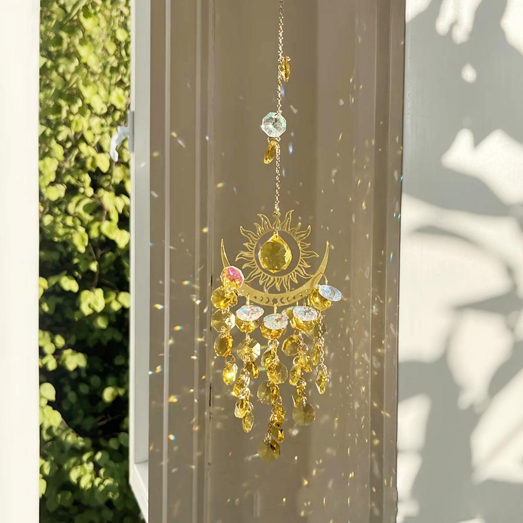 1 Stück schönes Kristall-Ornament, geeignet für Balkondekoration, Gartengestaltung, Schaufensterdekoration und viele andere Anlässe - Ideales Geschenk für Ch