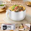 Stainless Steel Bowl With Lid For Instant Noodles Sealed Portable Drain Bowl For Kitchen Utensils Tableware Kitchen Accessories