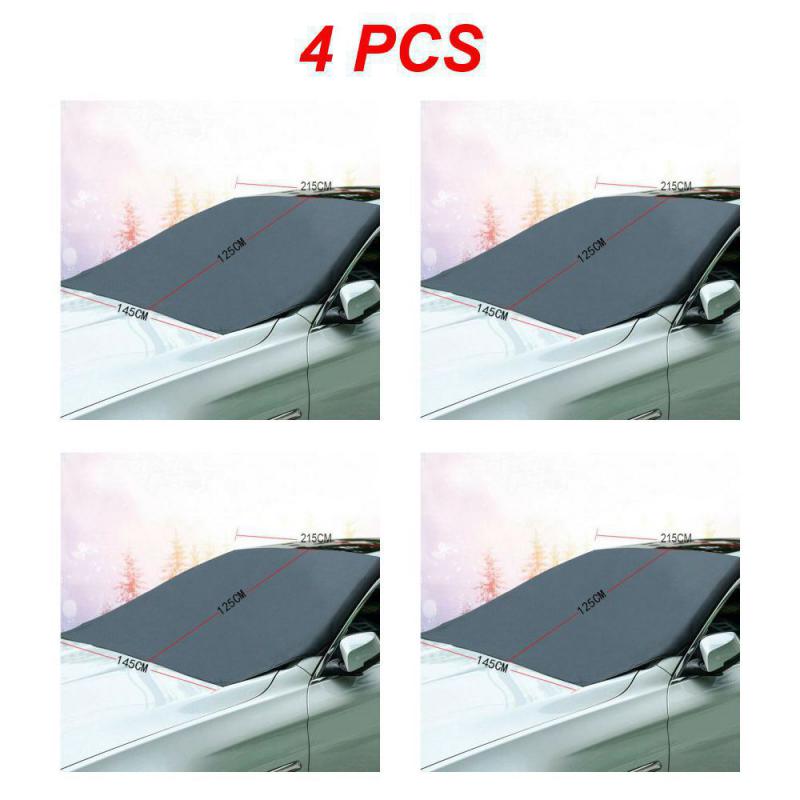 2~5PCS Magnetic Car Front Windscreen Cover Automobile Sunshade Cover Car Windshield Snow Sun Shade Waterproof Car Cover