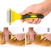 Professional Dog Brush Gently Effective Pet Comb Dematization Hide Grab Remove Sublayer Wooden Hand Comb For Puppies