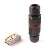2/3 Pin Waterproof Cable Connector Terminal Block Straight Quick Push In Wire Cable Extender IP68 Conductor Connector