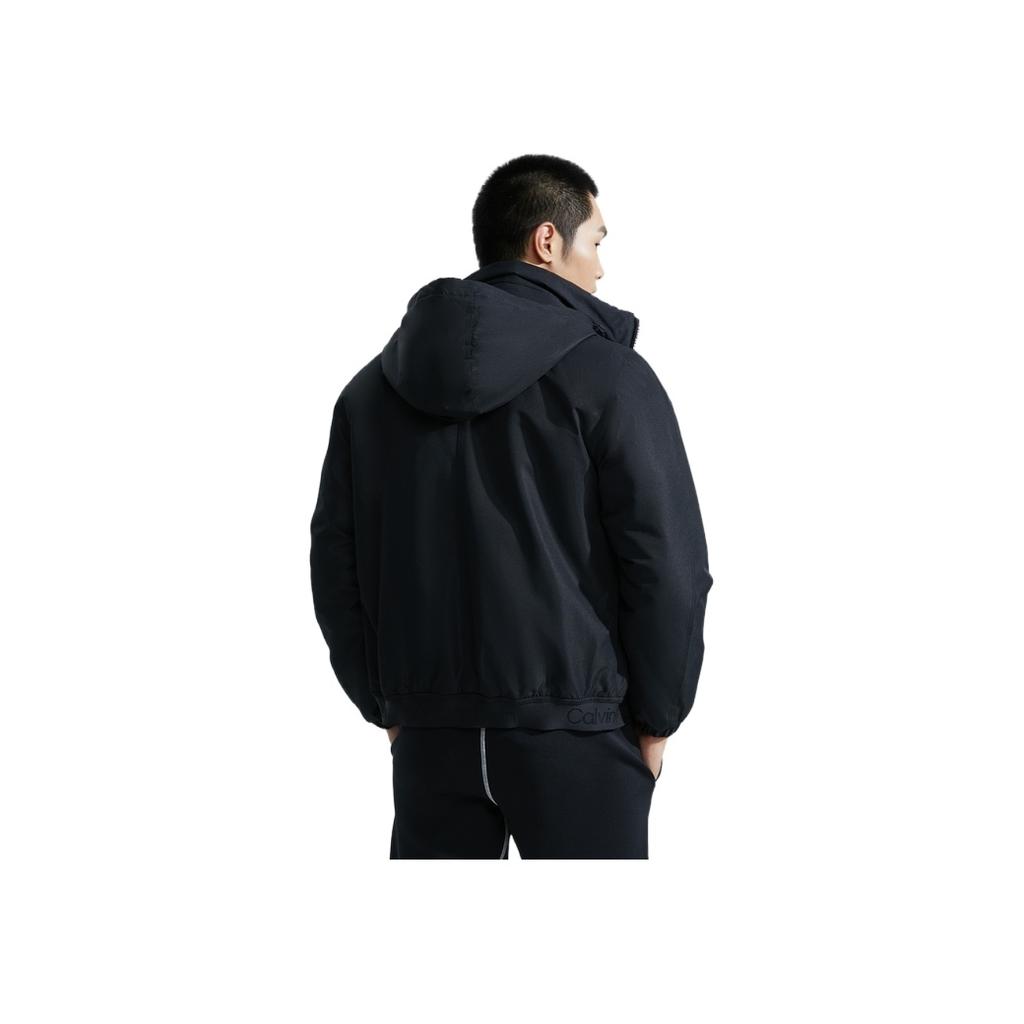 Calvin Klein Technology Waterproof Urban Commuter Packable Hooded Casual Jacket Men Jackets Space-Black 4MF3O506001
