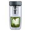 Wanxiang V393L Double-Layer Borosilicate Glass Tea Cup with Infuser