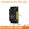 Residual Current Circuit Breaker DZ15LE-100/4901 63A 100A 75mA 30mA 50mA Leakage Protector 4P