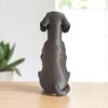 3D Printed Dachshund Figurine PLA Matte Dog Statue Animal Sculpture Home Office Desktop Bookshelf Decoration Ornament