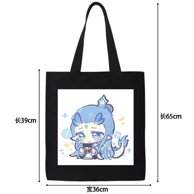 Nezhas Teufelskind Freches Meer Aobing Ausdruckspaket Niedlicher CP Avatar Canvas-Tasche Student Große Kapazität Umhängetasche Explosion