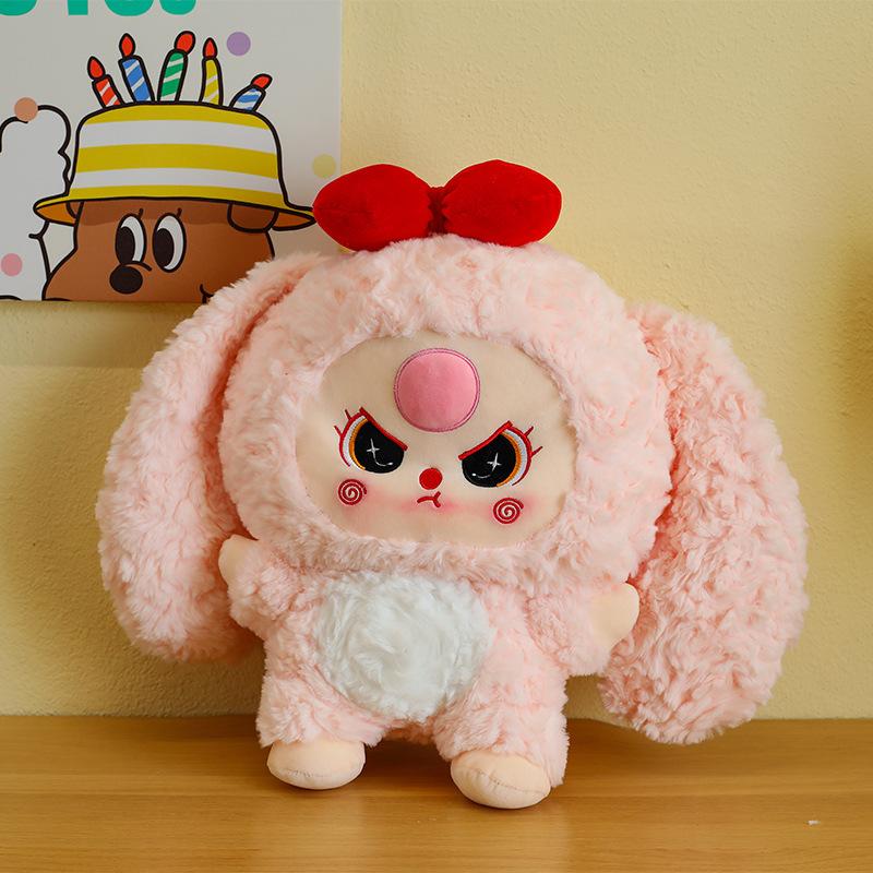 

Плюшевые игрушки Rabbit Threev3 в детском стиле из ПП хлопка для детских игр и комфорта 30cm