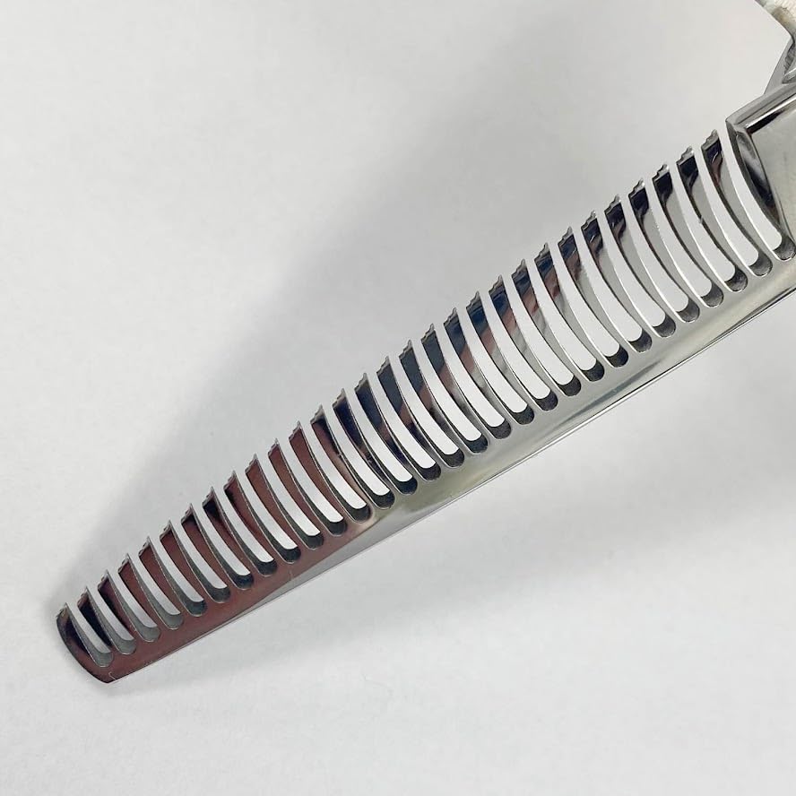 DEEDS GTZ630CT Thinning Approximately Thinning Professional with Case Scissors, 6.0-inch, 25% Rate, Hairdresser, Haircut,