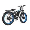 Bicicleta Elétrica de Motor Duplo Baolujie DP-2603-SJ 1500*2 Bateria 52V35AH Pneu Largo Todo-Terreno Aro 26 Bicicleta E-Mountain Bike Para Adulto