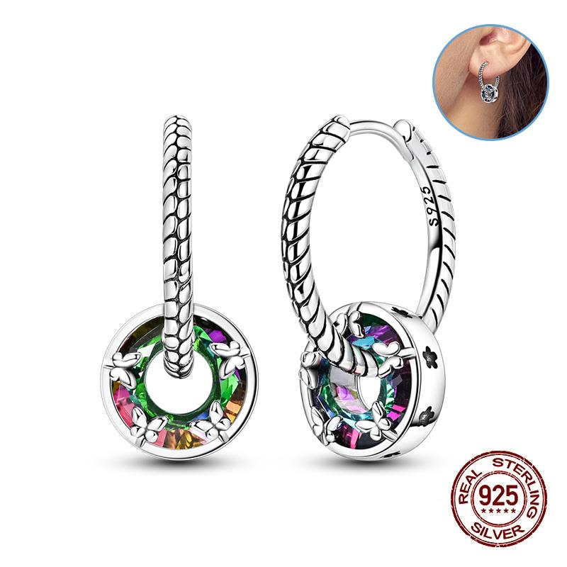 Damen Kupfer Ohrringe Rosa Liebe Sterne Muschel Süße Blume Süß Romantisch Date Party Hochzeit Exquisiter Schmuck Geschenke