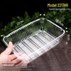 Lidless Disposable Clear Plastic Fruit Box