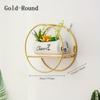 Suport de depozitare din fier metalic Suporturi de depozitare cu forme multiple Negru/auriu Raft de perete nordic DIY Decor