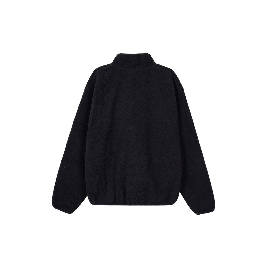 Nike Μπουφάν Φλις Κεντημένο Futura με Φερμουάρ Καθ' Όλο το Μήκος Ανδρικό Εξωτερικό Ρούχο Μαύρο FB8387-010