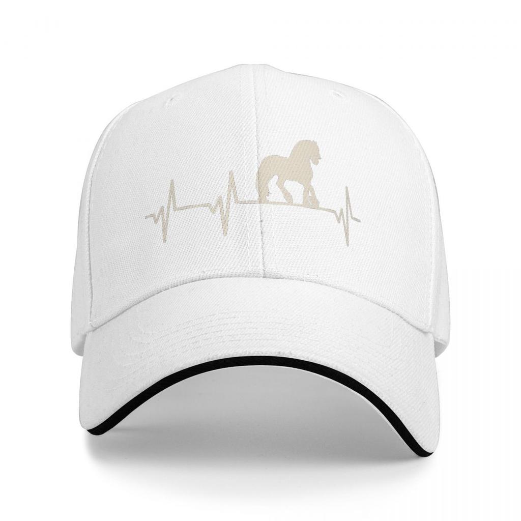 Horses Heartbeat Graphic Equine Baseball Caps Snapback Baseball Hats Breathable Casual Casquette Outdoor for Men And Women