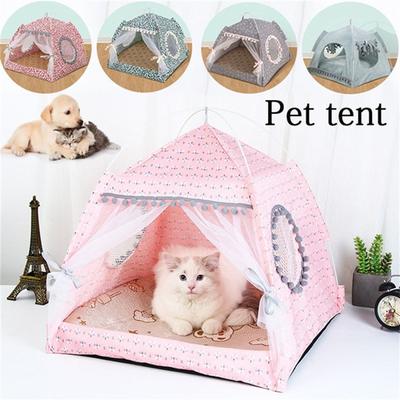 Kedi/Köpek Dört Mevsim Evrensel Köpek Kulübesi Kedi Çadır Köpek Kulübesi köpek yatağı Villa Pet Yatak Köpek Evi Yaz Kedi Evi Kedi Malzemeleri